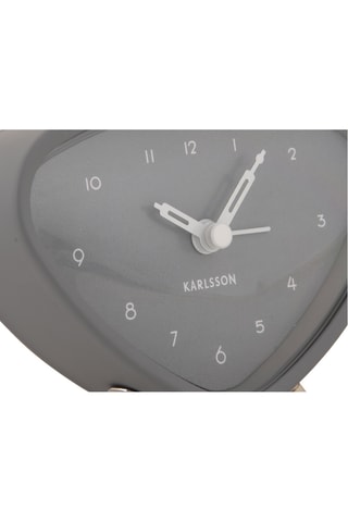 Réveil Triangle - 11,4 cm - Gris souris