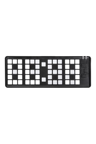 Réveil Keyboard - 23 cm - Noir et blanc