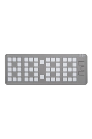 Réveil Keyboard - 23 cm - Gris clair