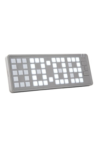 Réveil Keyboard - 23 cm - Gris clair