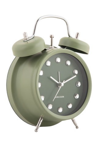 Réveil Glam Diamonds - 11,8 cm - Vert 