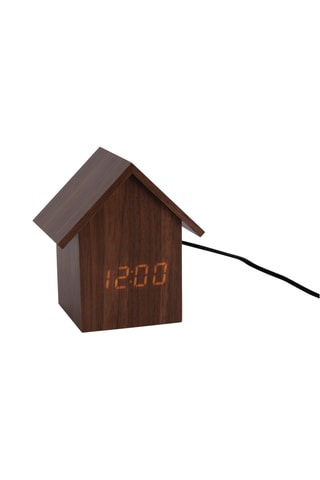 Réveil House - 10,8 cm - Marron foncé