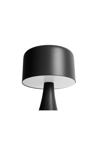 Lampe à poser LED Nora -  12,5 x 12,5 x 21 cm - Noir