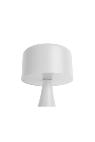 Lampe à poser LED Nora - 12,5 x 12,5 x 21 cm - Blanc