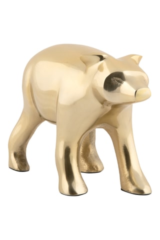 Statue Bear - Doré - 10,5 x 7 x 15 cm