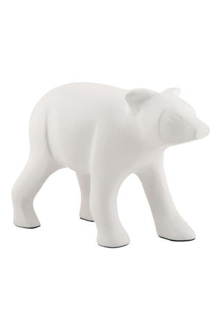 Statue Bear - Blanc - 10,5 x 7 x 15 cm
