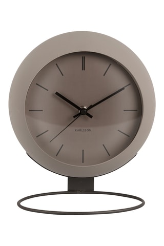 Réveil Nirvana Globe - 25 cm - Gris 