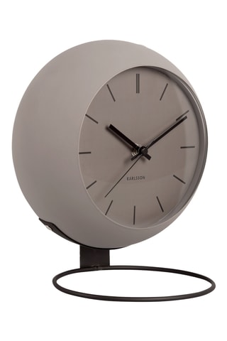 Réveil Nirvana Globe - 25 cm - Gris 