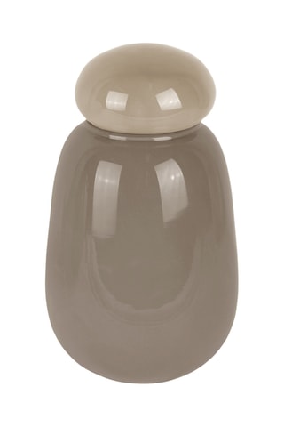 Vase Nuevo Dulce - 22 x 12,5 cm - Gris chaud