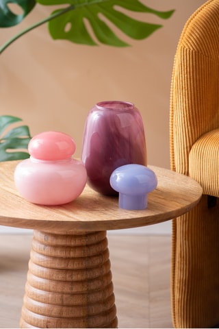 Vase Nuevo Dulce - 22 x 12,5 cm - Violet et mauve