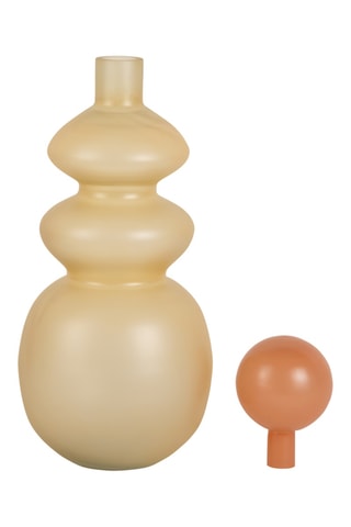 Vase Alegre Anillo - 39 x 15 cm - Jaune et orange