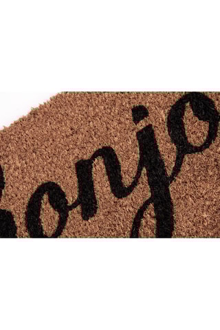 Paillasson Bonjour - Noir - 75 x 25 x 2 cm