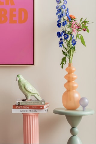 Vase Alegre Anillo - 43 x 15 cm - Orange et violet