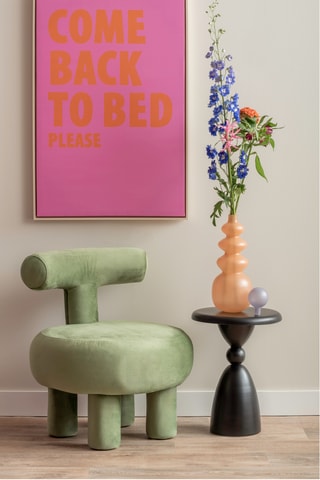 Vase Alegre Anillo - 43 x 15 cm - Orange et violet