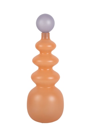 Vase Alegre Anillo - 43 x 15 cm - Orange et violet