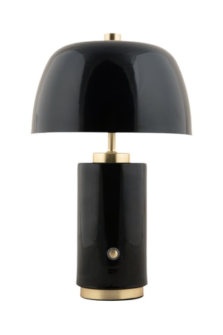 Lampe à poser LED Freya -  18 x 30 cm - Noir
