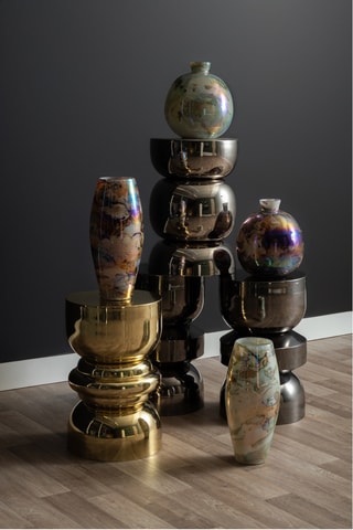 Vase Melange - 26 x 23 x 23 cm - Vert