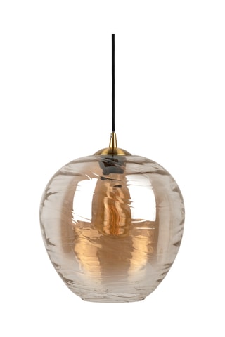 Suspension Glamour Globe - 25 cm - Ambre