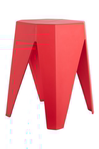 Tabouret Cherish - 47 x 29 x 29 cm - Rouge 