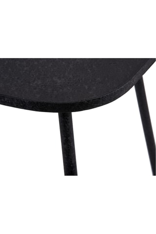 Table d'appoint Boaz - 54 x 49,5 x 49 cm - Noir