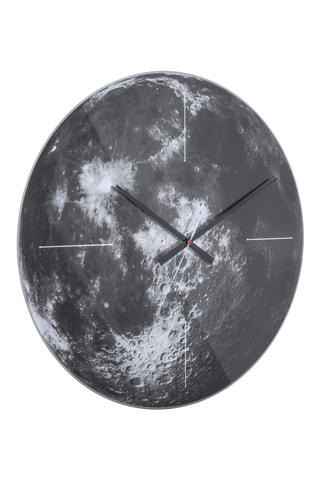 Horloge Moon - 60 cm - Gris 