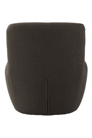 Chauffeuse Ada - Taupe - En tissu bouclette