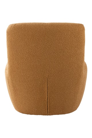 Chauffeuse Ada - Ocre - En tissu bouclette