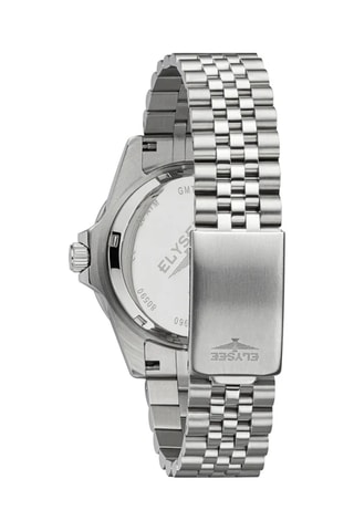 Reloj de cuarzo de acero - Plateado y verde