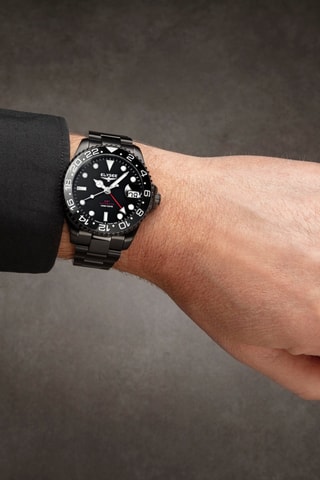 Reloj automático de acero - Negro