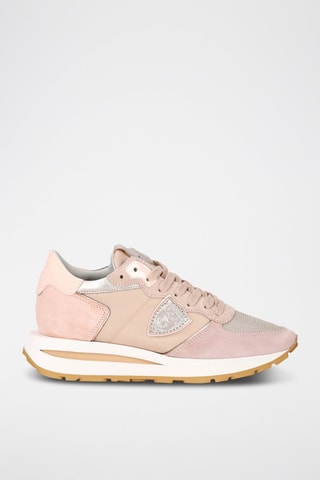 Sapatilhas em couro Tropez - Rosa