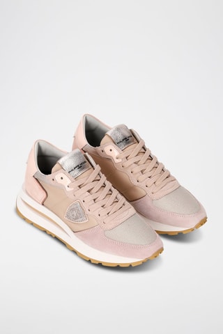 Sapatilhas em couro Tropez - Rosa