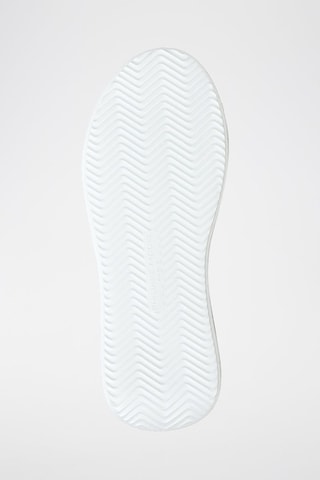 Sapatilhas com plataforma em couro Tres Temple Low Woman - Nude