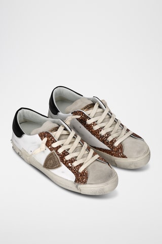 Sapatilhas em couro - Branco