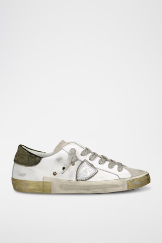 Sapatilhas em couro - Branco