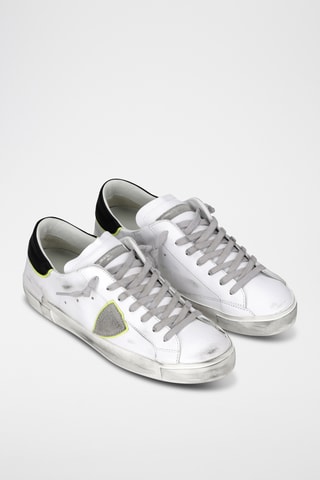 Sapatilhas em couro - Branco