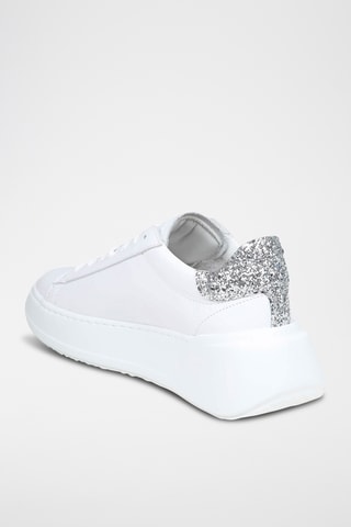 Sapatilhas em couro - Branco