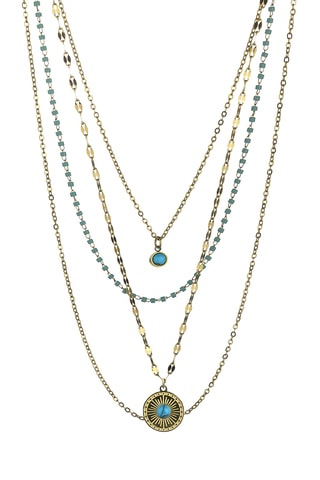 Ketting Alicia Bleu - Roestvrij Staal -