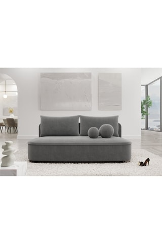 Canapé convertible Baldo - Gris foncé