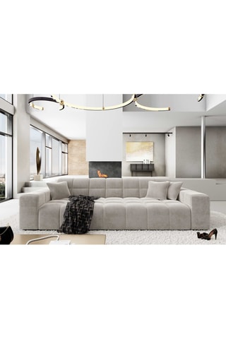 Canapé droit Cardano Sable