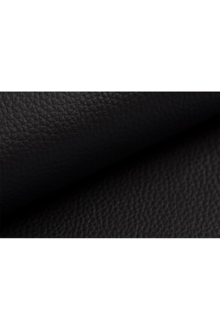 Canapé d'angle droit Cardano - Noir - 5 places - En cuir