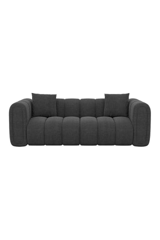 Canapé Luma - Anthracite - 2 places - En tissu structurel