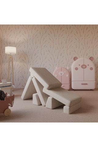 Canapé modulable Plumbo - Beige - 4 places - En polyester