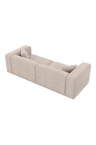 Canapé Duno - Beige - 4 places - En polyester