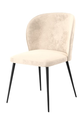 Fauteuil Airline - Beige - Toucher velours