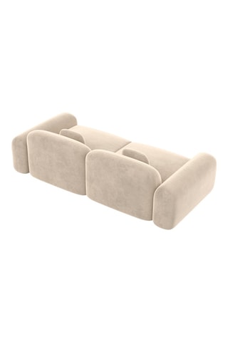 Canapé Labucca - Ecru - 2 places - En polyester