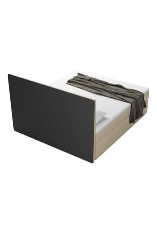 Lit-coffre avec sommier Avala - Beige