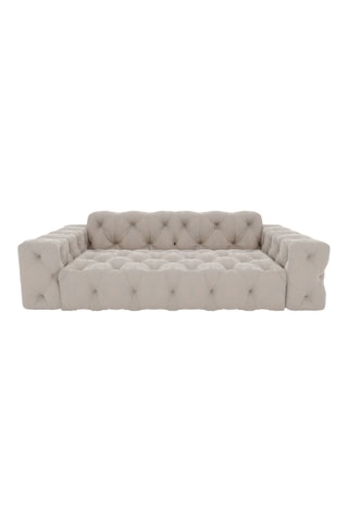 Canapé Volt - Beige - 2 places - En tissu velours