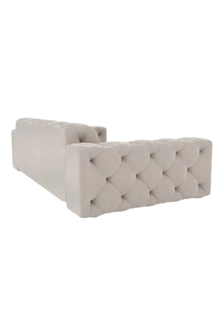 Canapé Volt - Beige - 2 places - En tissu velours