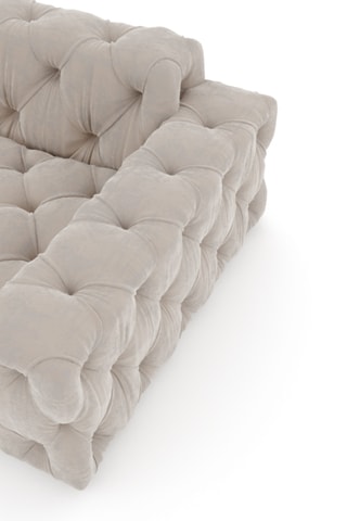Canapé Volt - Beige - 2 places - En tissu velours