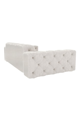 Canapé Volt - Crème - 2 places - En tissu velours